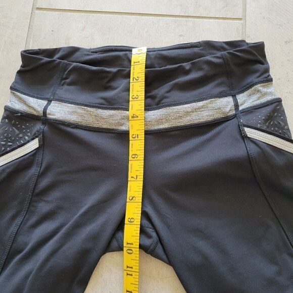 Lululemon Navy Cropped Leggings size 6‎ - Picture 9 of 10